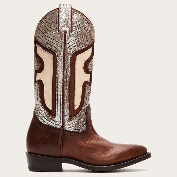 RARE Frye Billy Underlay Festival Cute Cowboy Boot - Picture 3 of 16